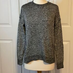 Lou & Grey Black‎ White Gray Sweater Small